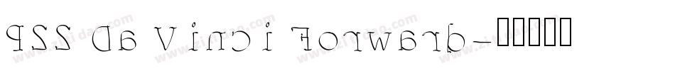 P22 Da Vinci Forward字体转换